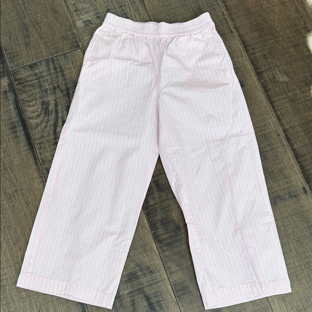 Cotton On Pink Striped Kids Casual Pants size 7